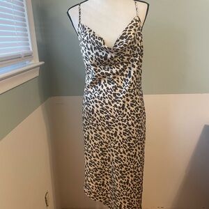 Forever 21 Animal Print Midi Dress